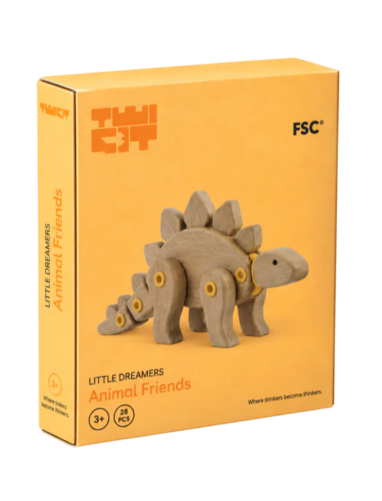 A yellow Animal Friends box.
